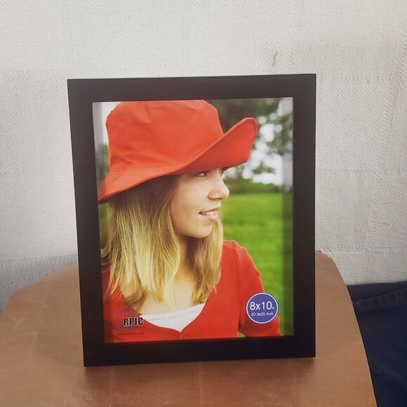 RPJC 8"x10" Black Mounting Hanging/Tabletop Photo Frame with Glass Picture Cover - Picture 2 of 16